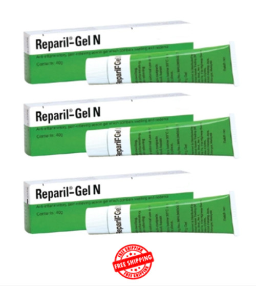 3 X Reparil Gel N 40g Anti-Inflammatory, Pain Relieving & Swelling Free Shipping