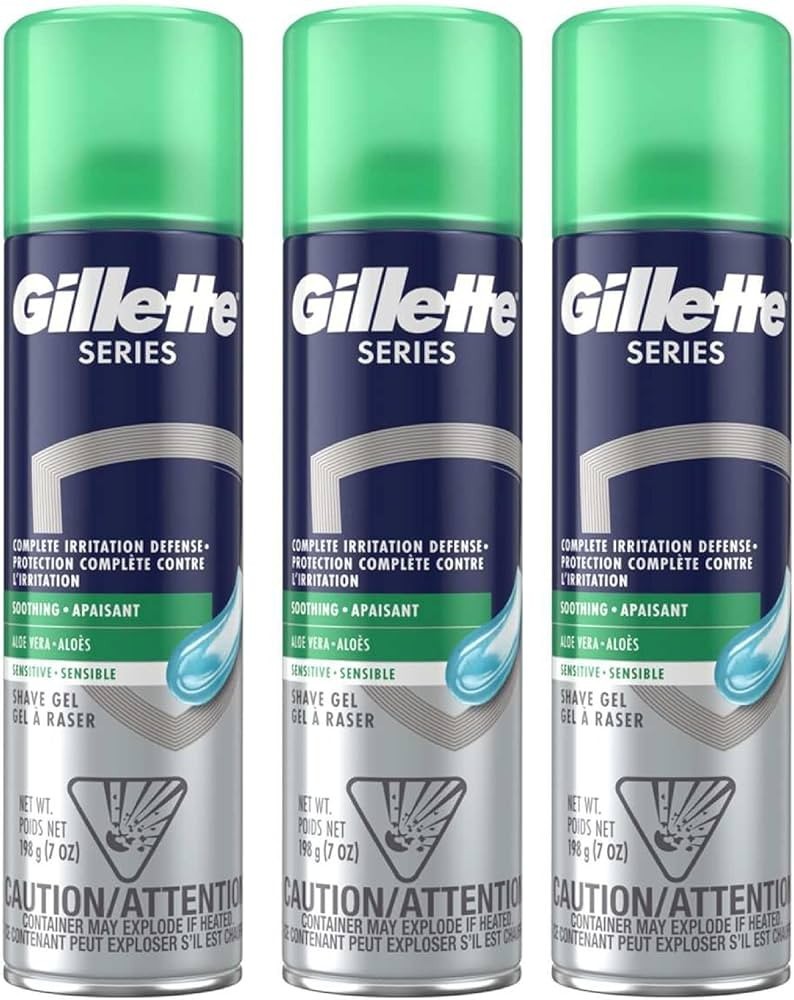 Gillette Series Shave Gel Sensitive 7 oz (3 Pack)
