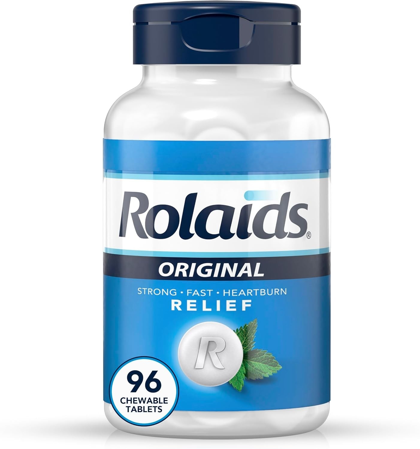 Rolaids Extra Strength Antacid 96 Chewable Tablets Mint Flavor Calcium Carbonate