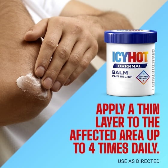 2 pack Icy Hot Original Pain Relief Balm, Fast-Acting Pain Relief With Menthol