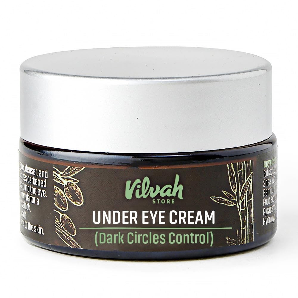 Vilvah Under Eye Cream Puffiness & Eye Bags Smoothens Fine Line Lightweight 20ml