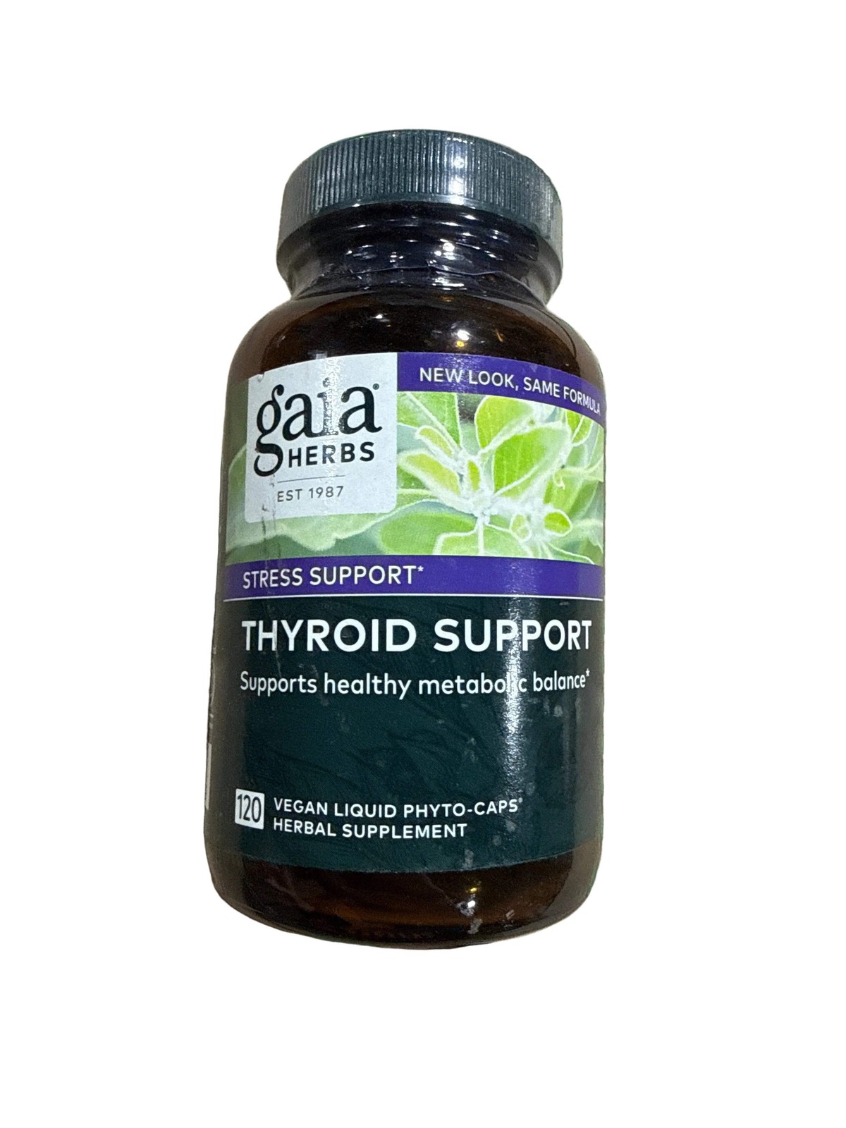 9/26 Gaia Herbs Thyroid Support 120 Caps for Healthy Metabolism and Hormone Bala