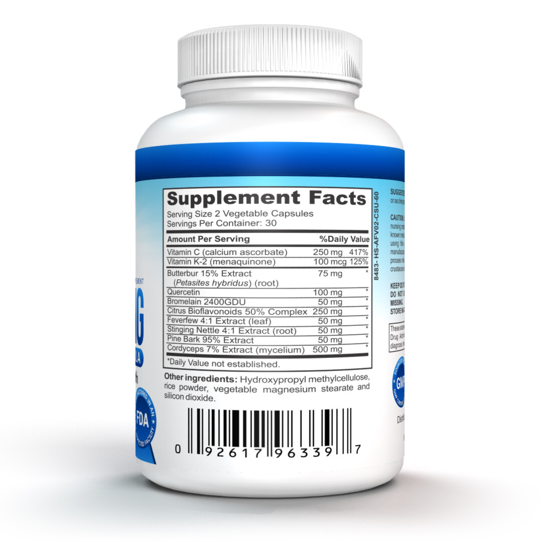 White Lung by NutraPro Lung Cleanse & Detox Respiratory Health Supplement 60 Cap