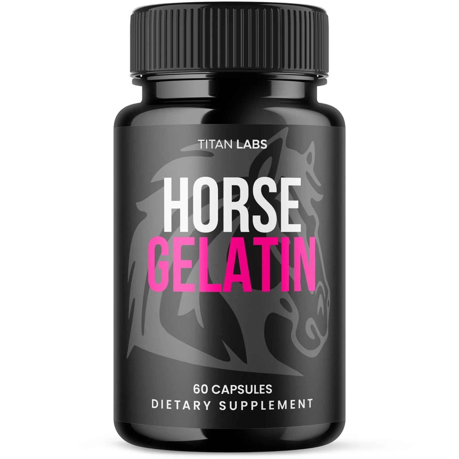 (1 Pack) Horse Gelatin Advanced Male Support Supplement HorseGelatin 60 Capsules