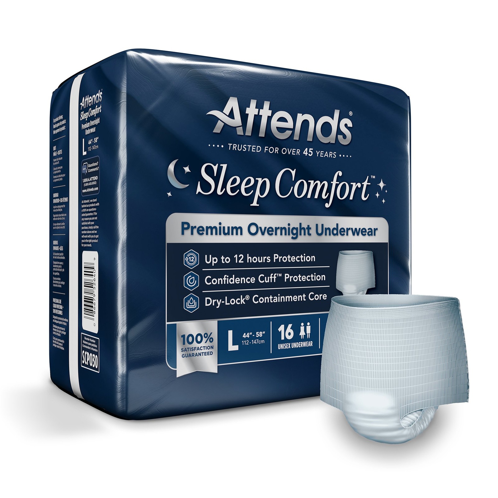 Attends Disposable Underwear Large 73 64 Ct