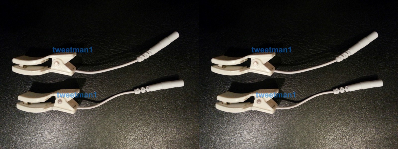 4 PCS Pin Estim Electrode Clip Clamp Erostek Electro Tens 3000 7000 2mm