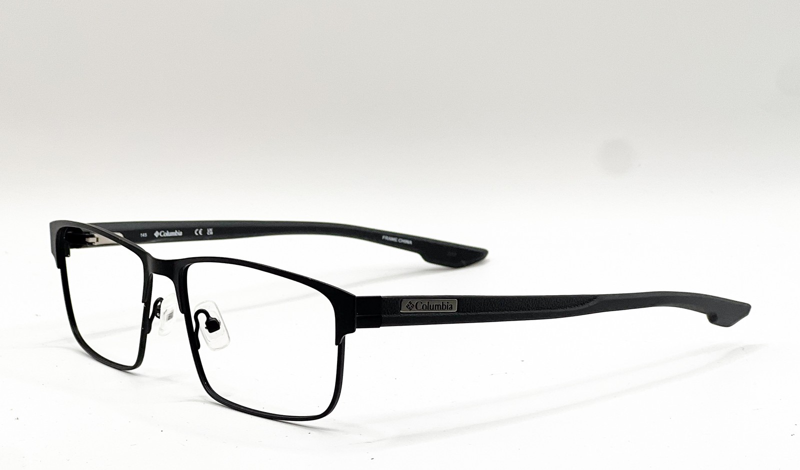 Columbia C3003 002 Satin Black Rectangle Authentic Eyeglass Frames 58-16