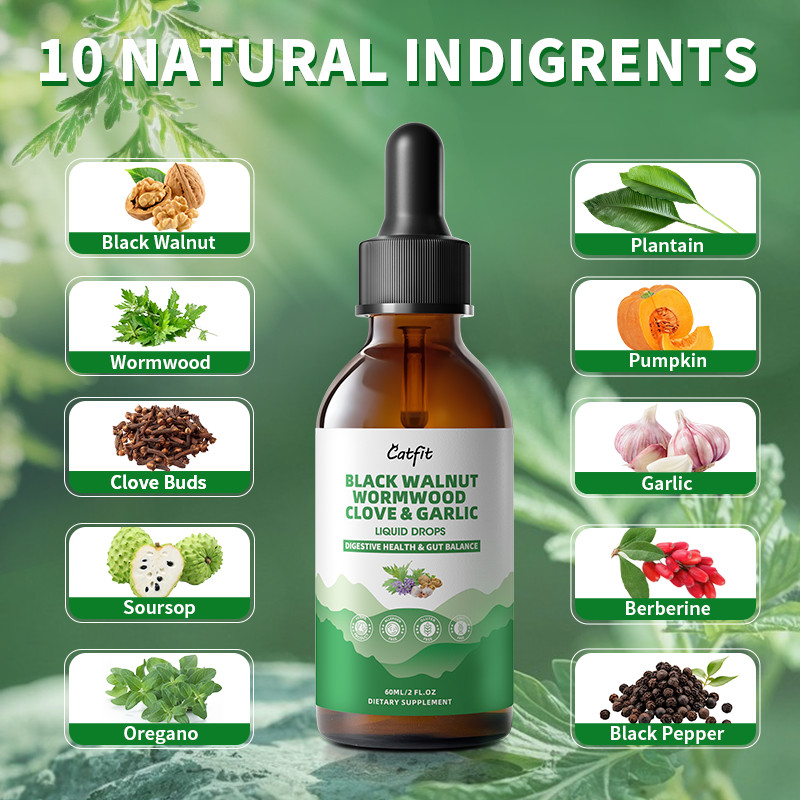 Parasite Cleanse Tincture/Extract-Wormwood, Black Walnut Hull, Clove 2oz