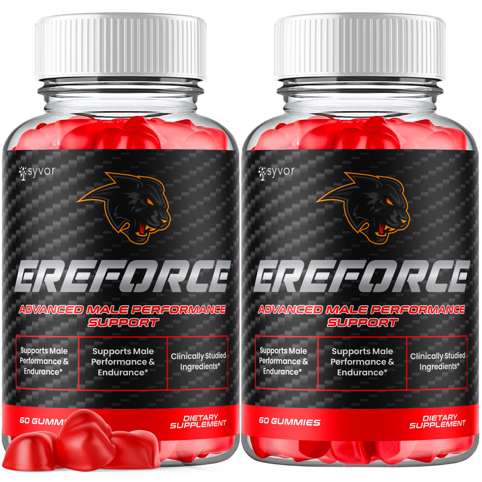 (2 Pack) Ereforce Male Gummys Advanced Formula Ere Force Max Vitamin 120 Gummies