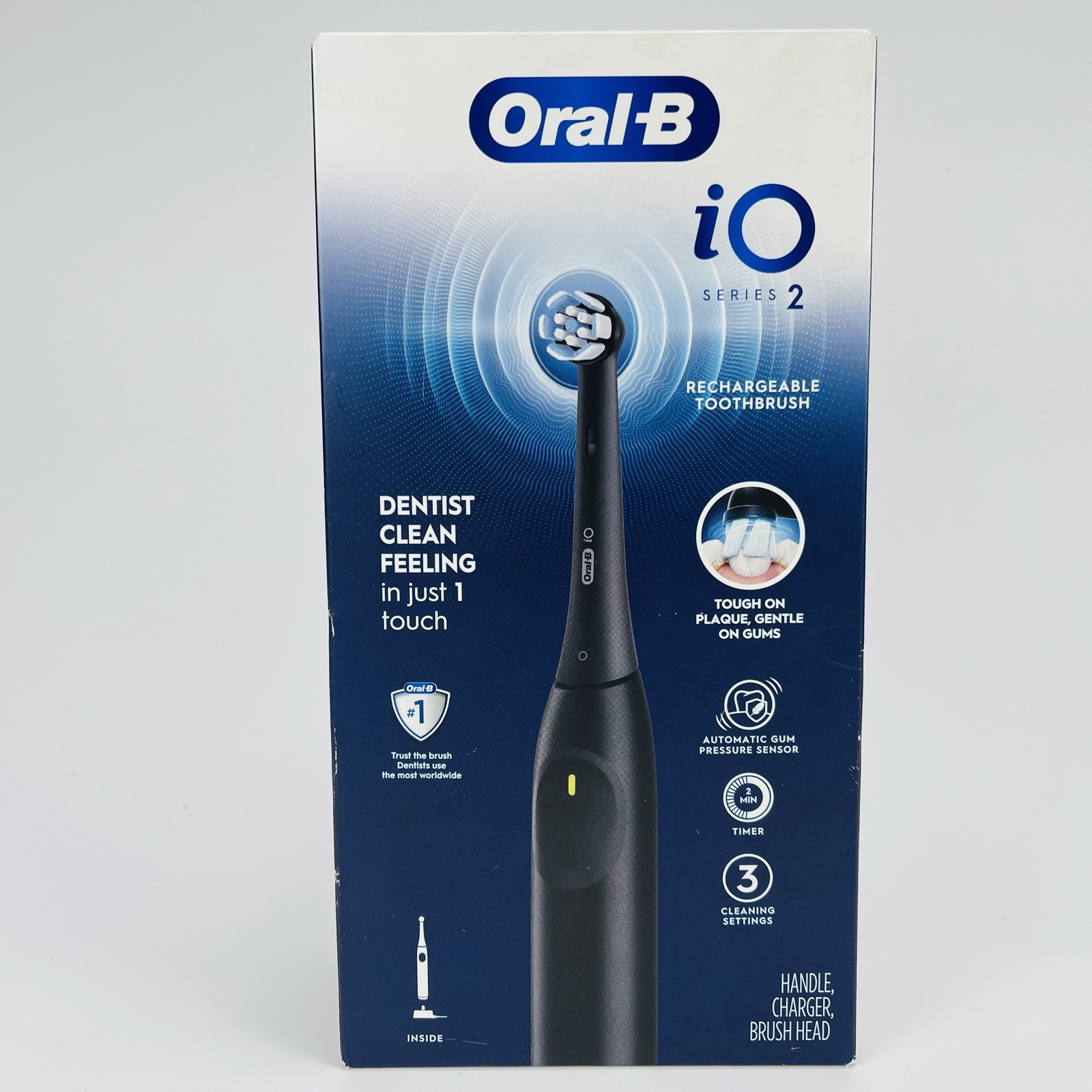 Oral-B iO Series 2 Rechargeable Electric Powered Toothbrush Black New