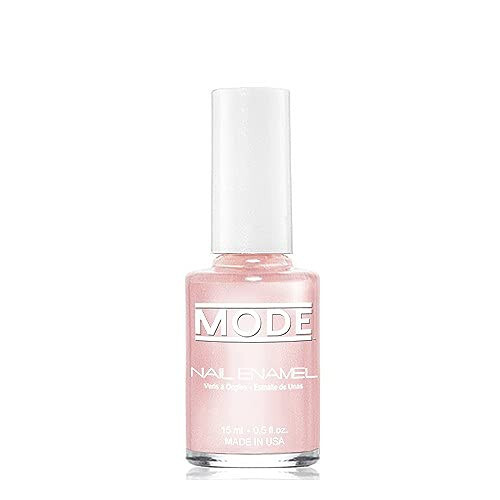 MODE Nail Polish Sheer Pearly Baby Pink Champagne Frosty Shimmery Pearl #175