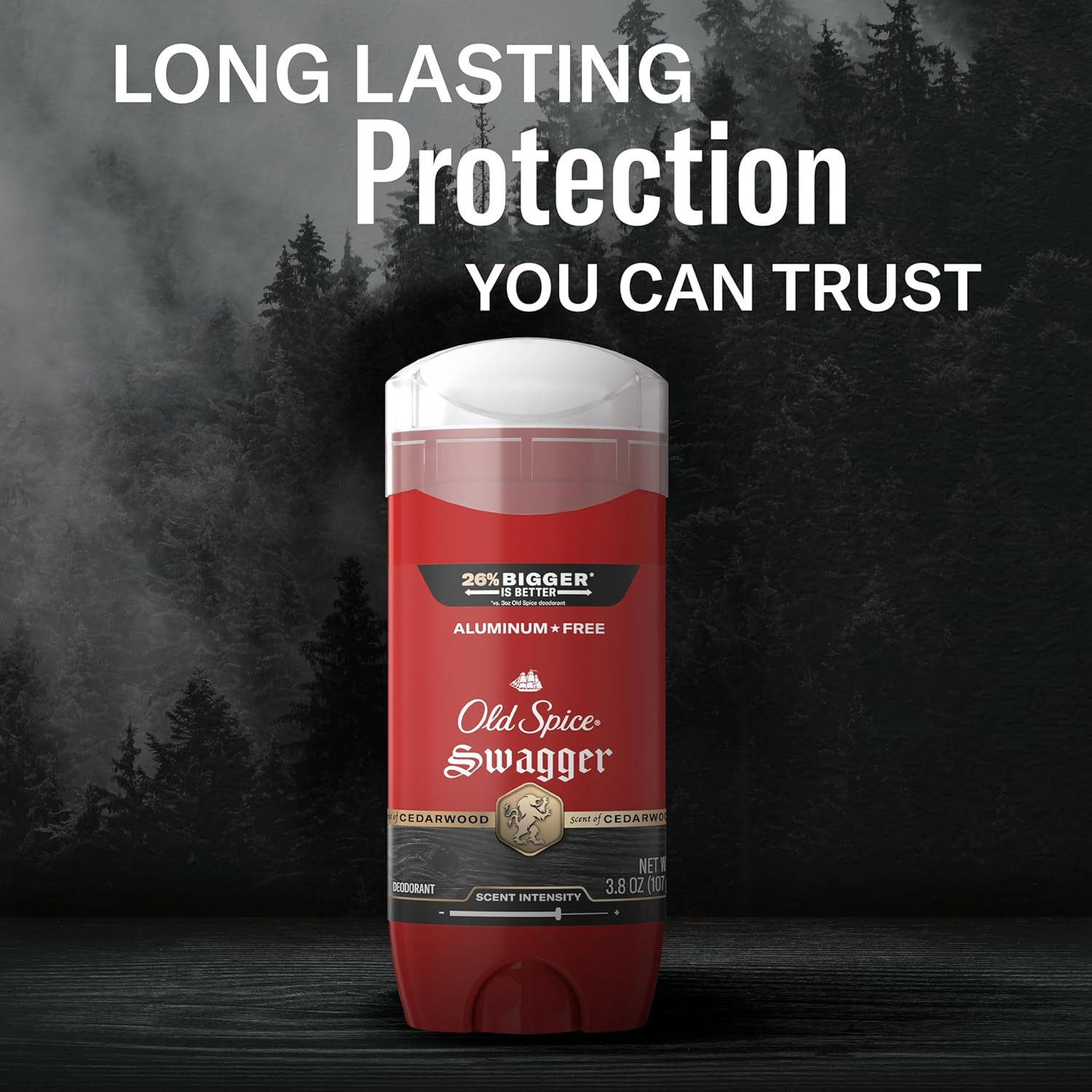 Old Spice Aluminum Free Deodorant for Men, 24/7 Protection to Eliminate Odors, 2