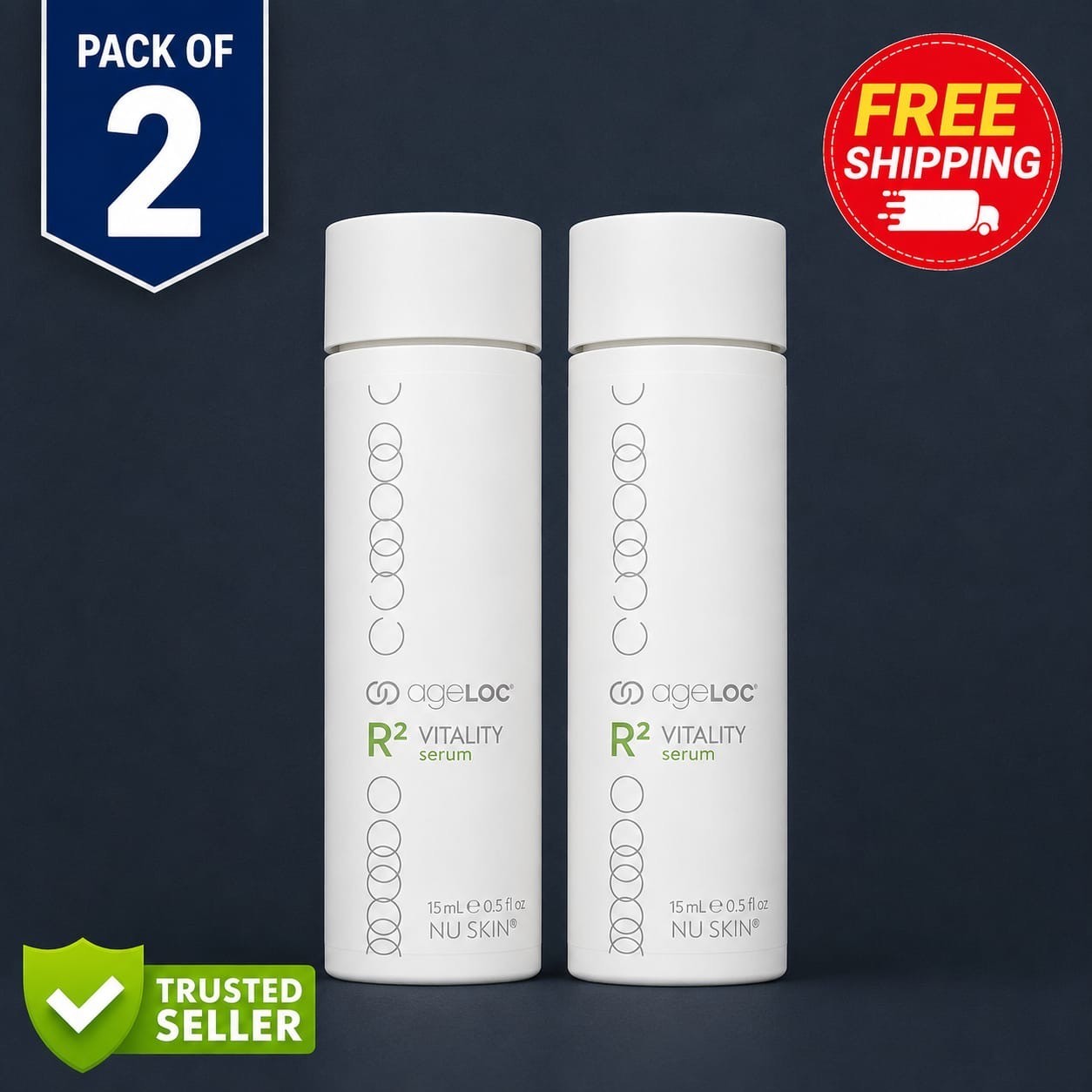 2 PACK Nu Skin Pharmanex ageLOC R2 Day Vitality energy renew recharge exp 6/2028