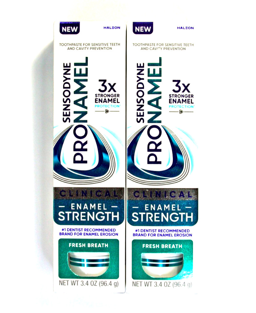 2 Pack Sensodyne Pronamel Clinical Enamel Strength Toothpaste 3.4oz New Sealed