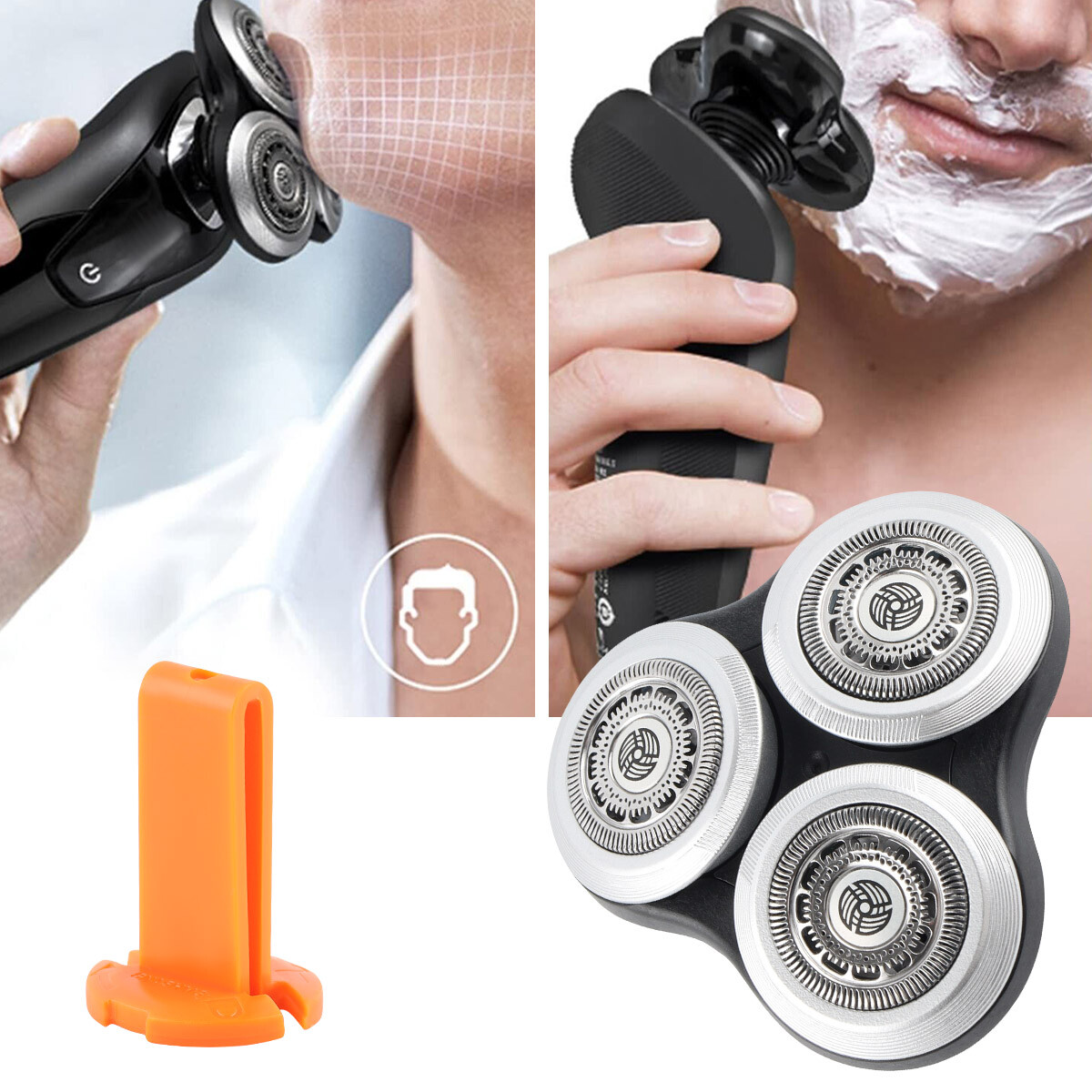 for Replacement Heads (with Upper Base) SH90 Philips Norelco Series 9000 Shavers