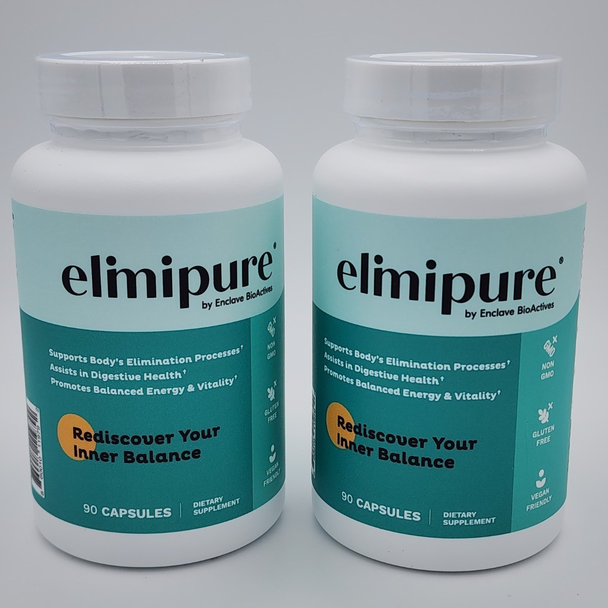 1-2 bottles Elimipure Gut Cleanse & Restore Supplement 90 capsules hot sealed