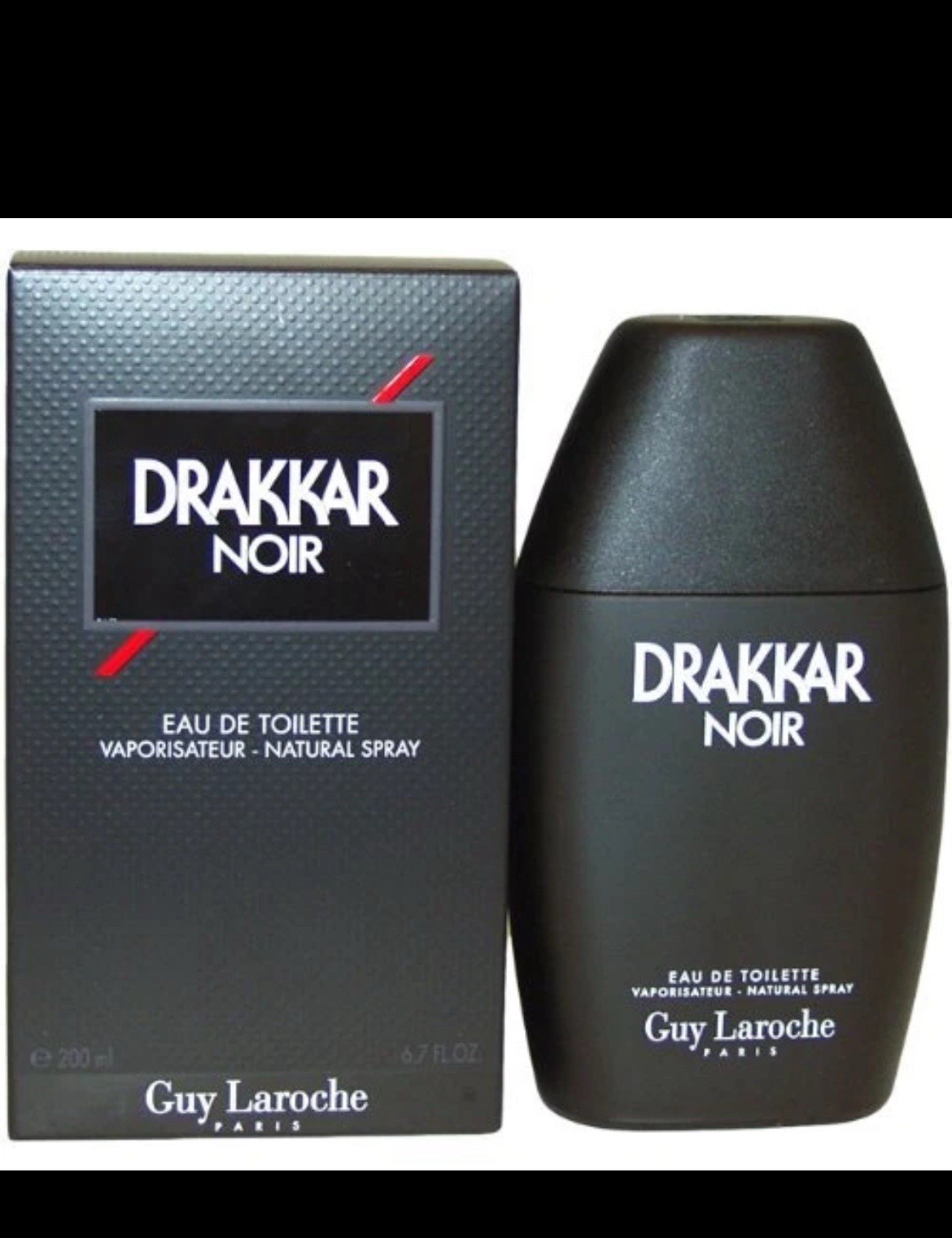 DRAKKAR NOIR by Guy Laroche cologne for men EDT 6.7 / 6.8 oz New in Box