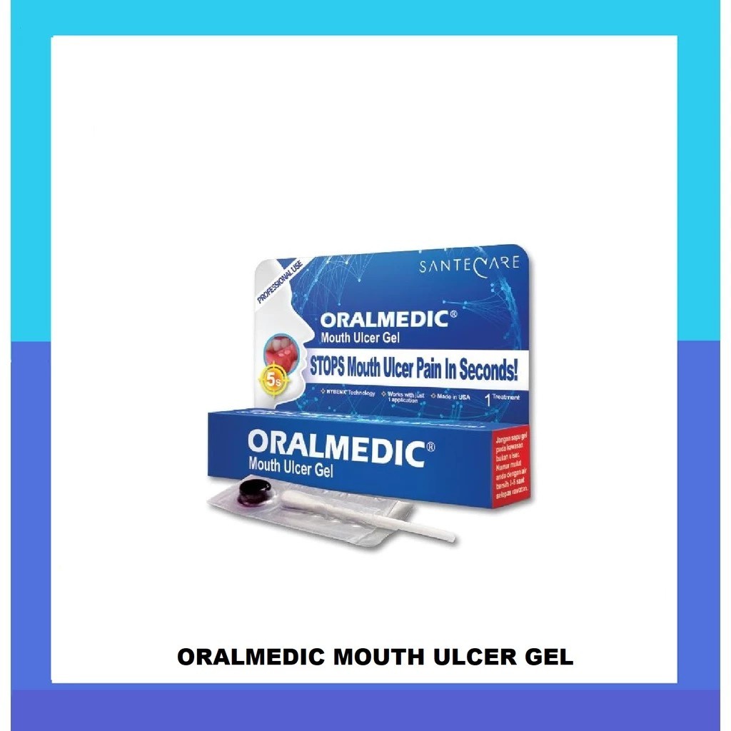 12 pcs Oralmedic (EXP 11/202 7) Mouth Ulcer Gel 1 Treatment Fast Pain Relief