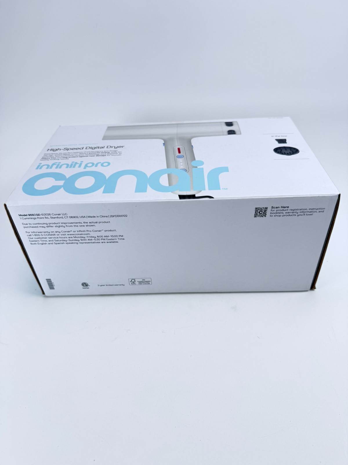 Conair InfinitiPRO 955CGD High Speed Digital Hair Dryer OEM