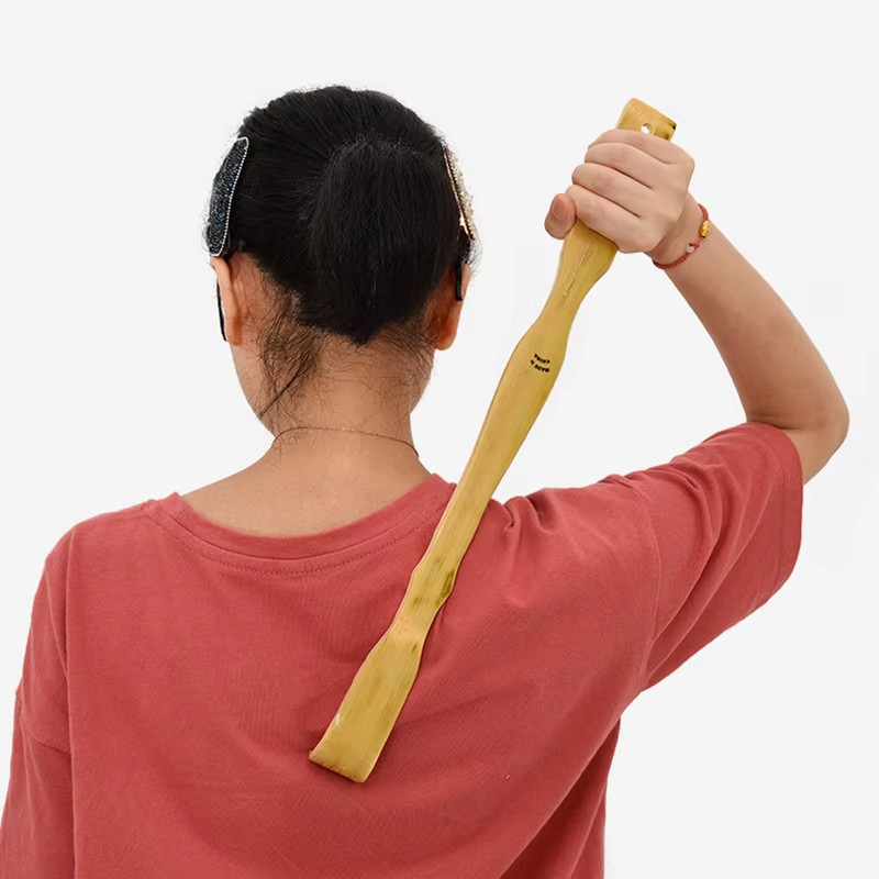 3Pack Natural Bamboo Back Scratcher Long Reach Pick Itch Relief Tool Portable US