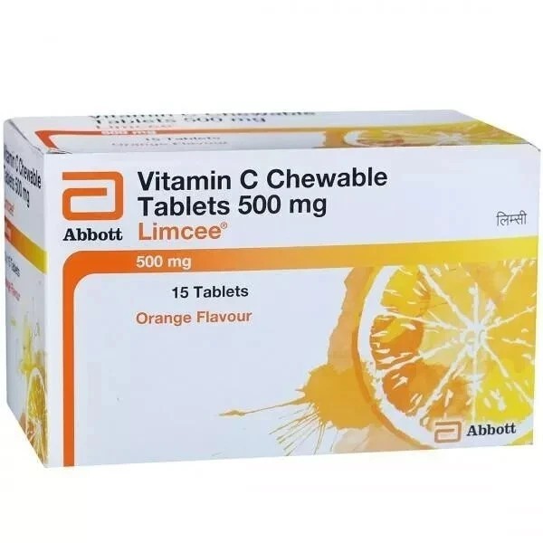 Abbott Limcee Chewable Vitamin C 500mg 150 Tabs Orange Flavour | Free Shipping