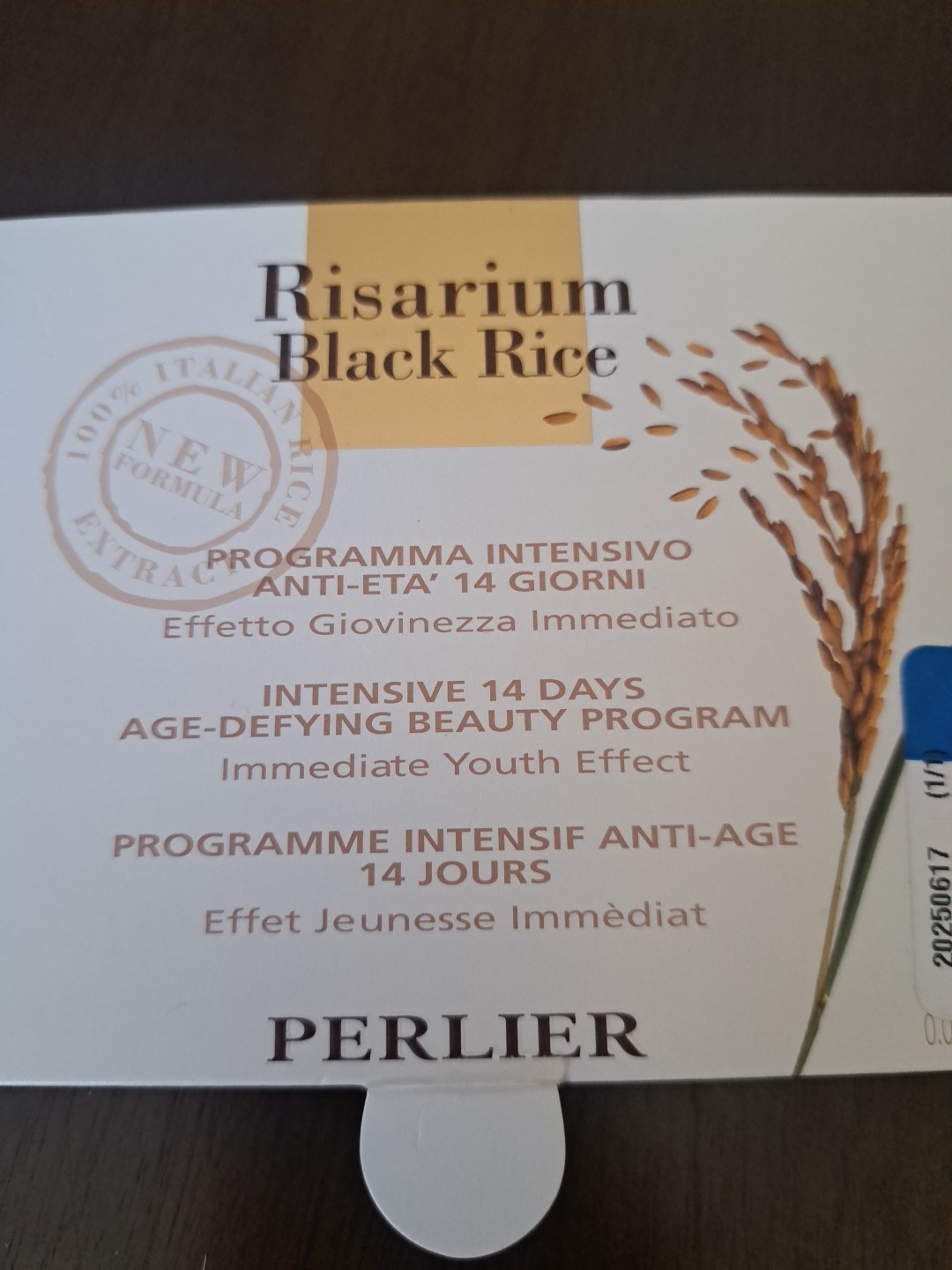 Perlier Risarium Black Rice Intensive 14 Days Age-Defying Beauty Programs 7x2ml