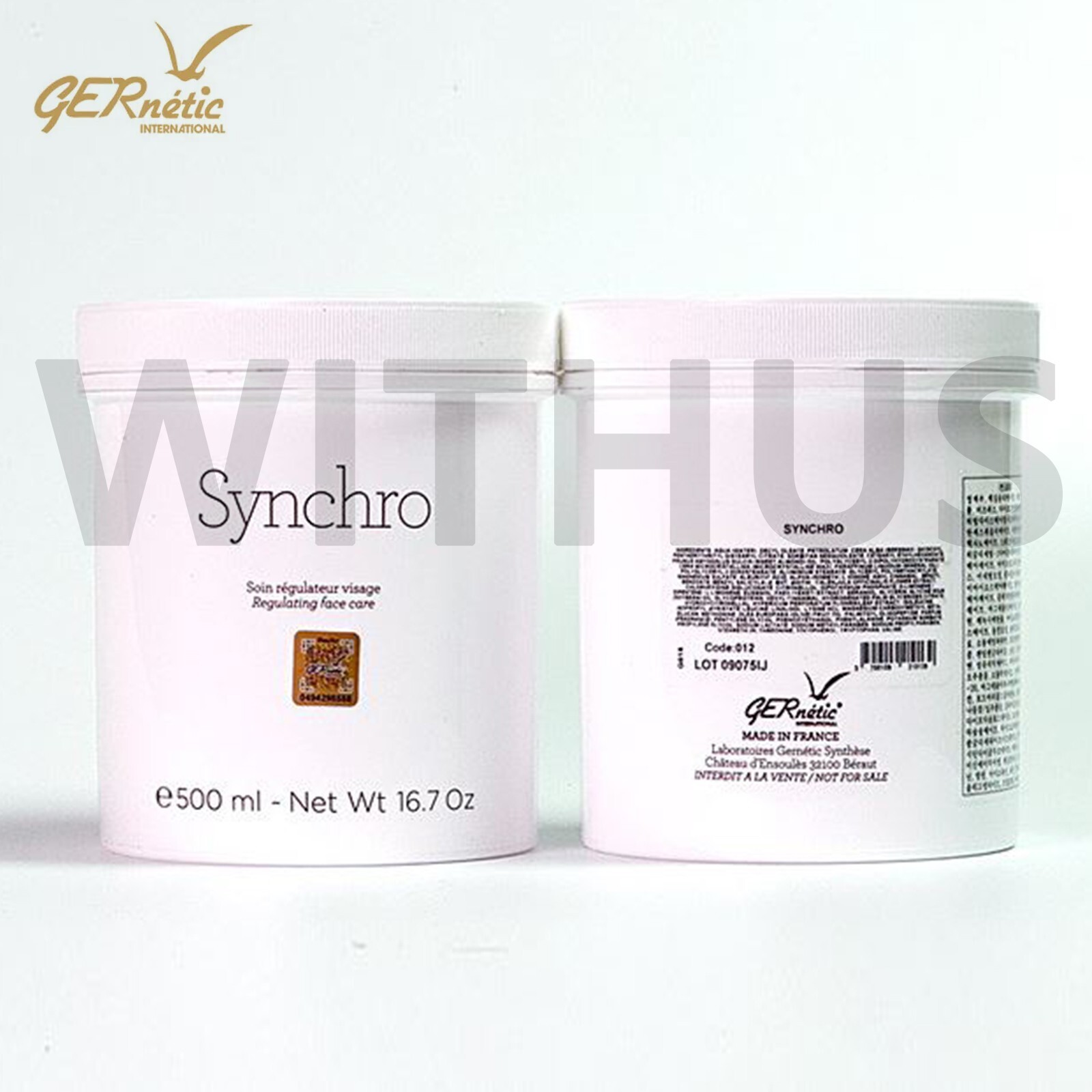 Gernetic Synchro Cream 500ml Regulating Face Care Cream Salon Size Exp Nov. 2025