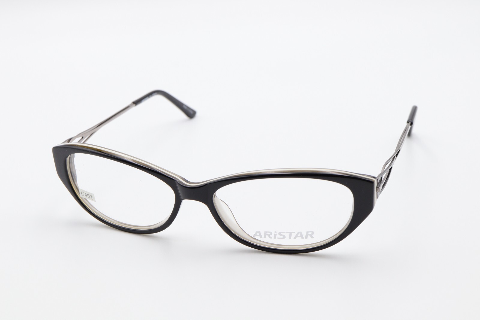 ARISTAR by Charmant AR18422 538 Polished Black 52-16-135 Frames with Case G461