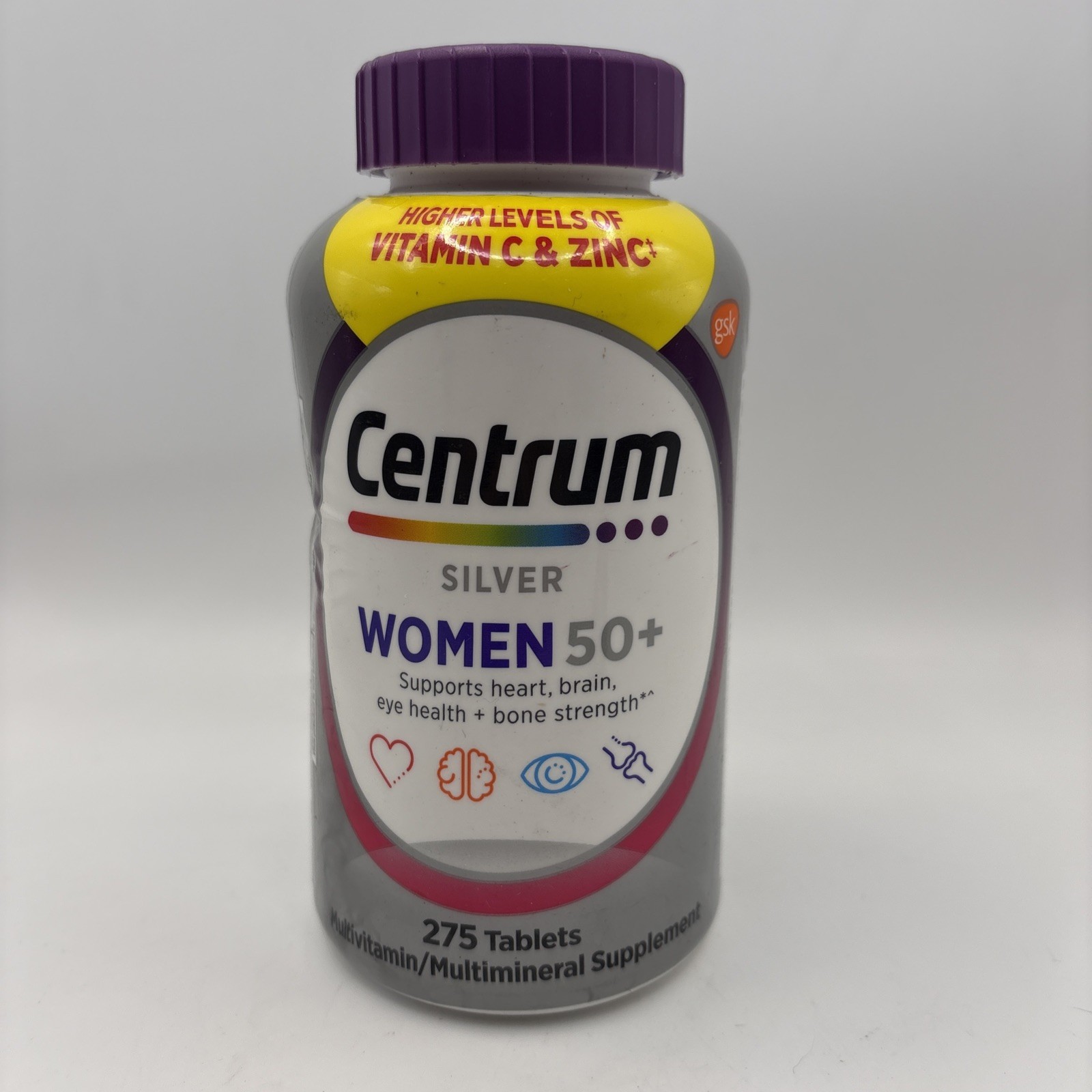 Centrum Silver Women 50+ Multivitamin 275 Tablets Exp8/26