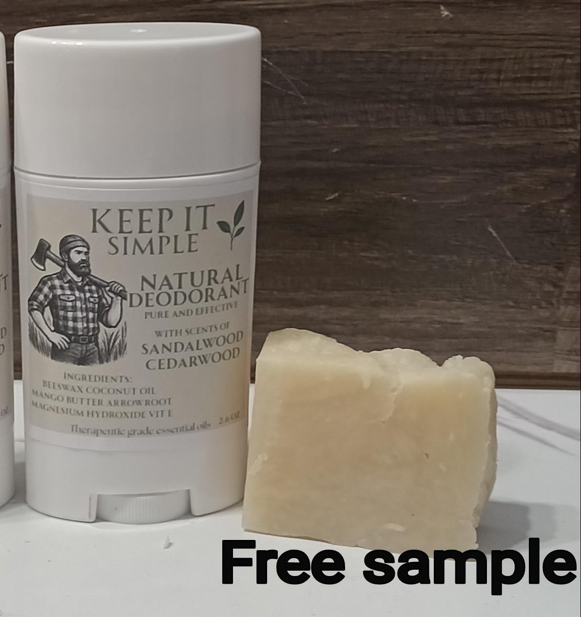 (Pick 2) – Natural Deodorant, Non toxic, Postbiotic Chemical Free,