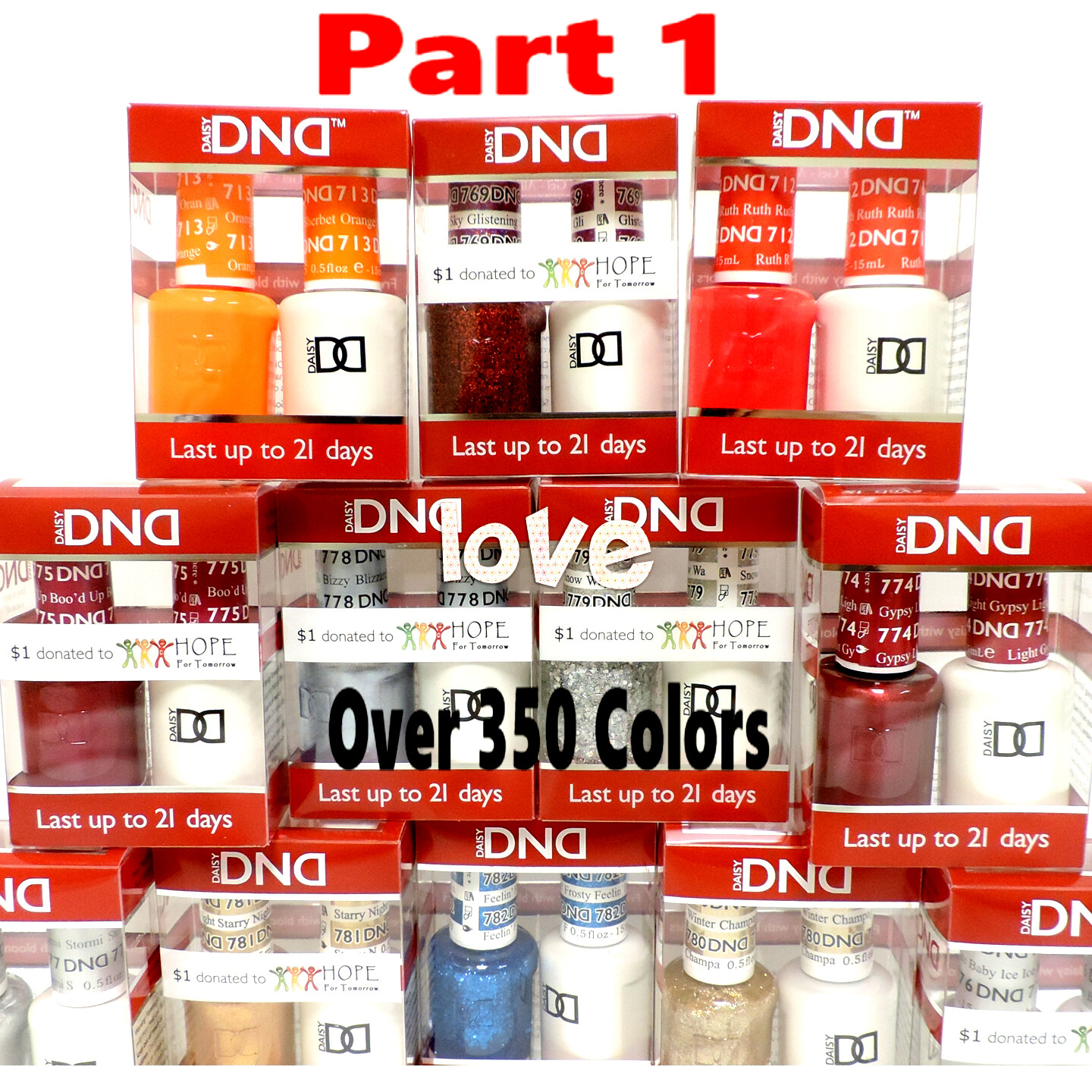DND Daisy Gel Nail Polish 0.5oz Gel Color Duo (401 – 550) Choose Color Part 1