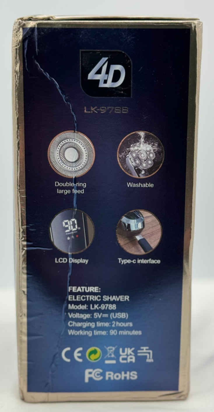 Multihead Electric Shaver – NEW Open Box – LK-9788