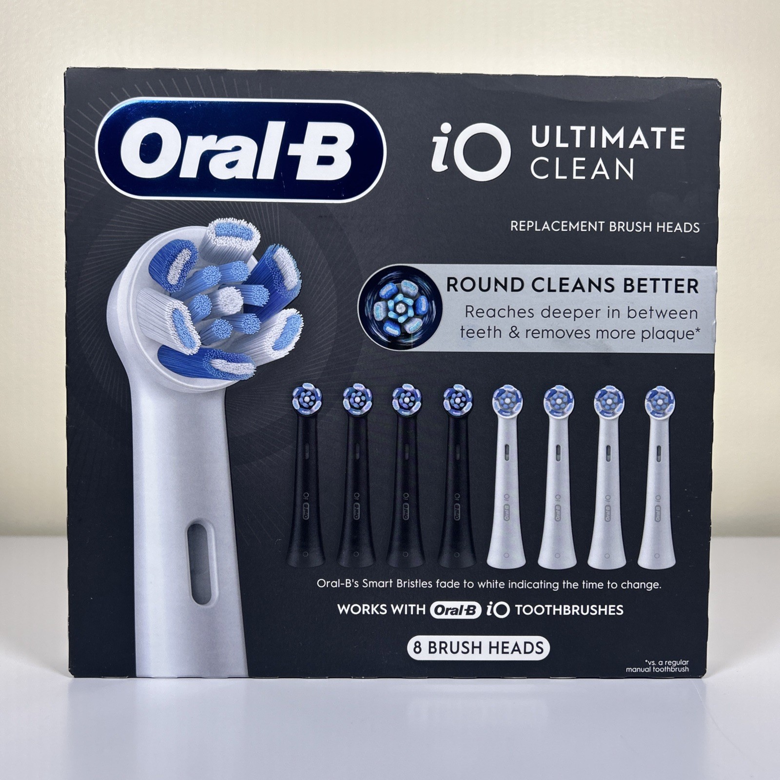 Oral-B iO Series Electric Replacement Brush Heads Ultimate Clean, 8ct – SEALED!