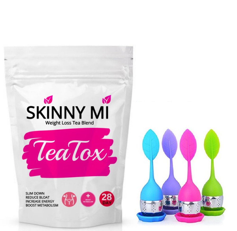 28 Day Skinny TeaTox Blend & Infuser – Skinny & Fit Tea for Weight Loss & Detox