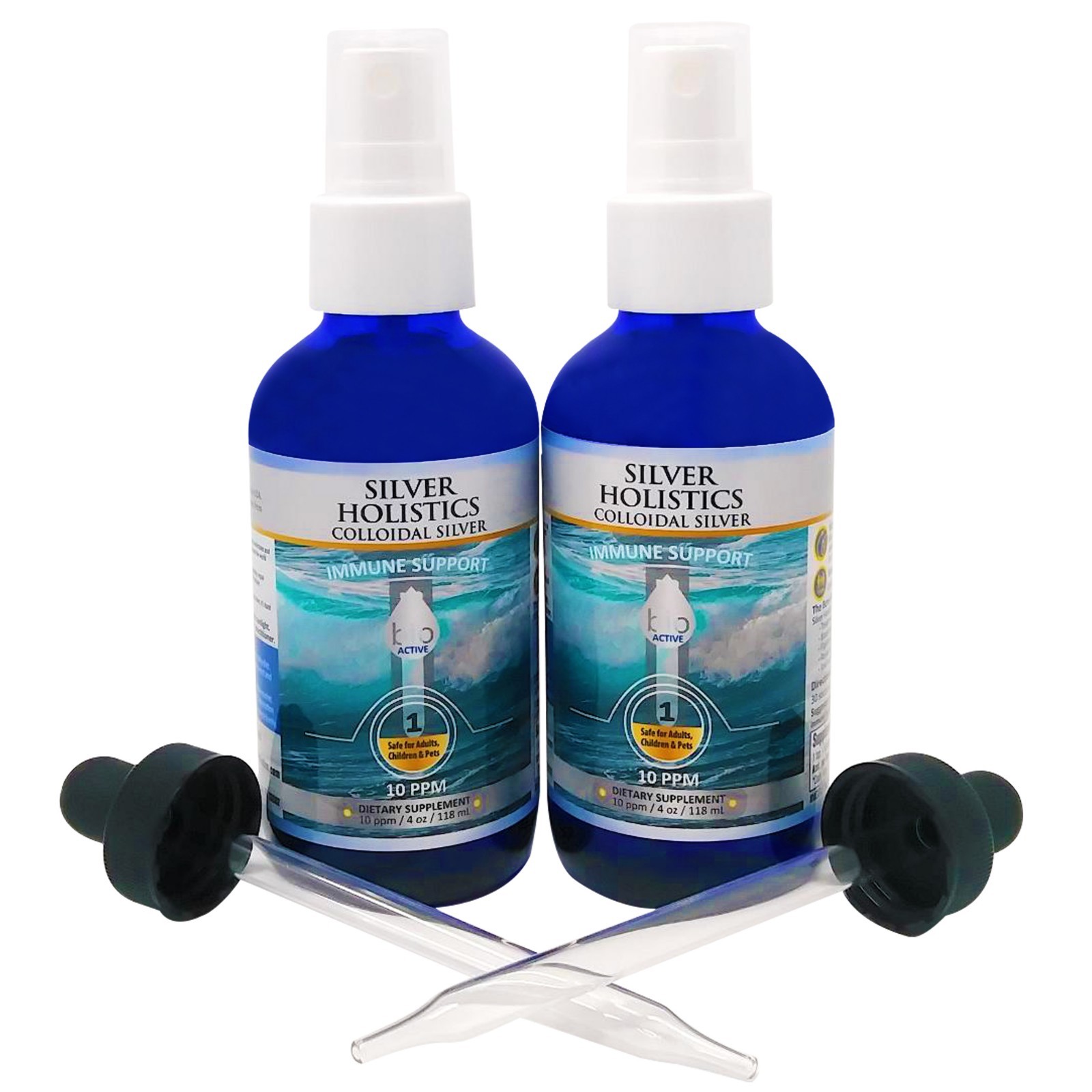 Silver Holistics The Best Nano Colloidal Ionic Silver Liquid Mineral Supplement