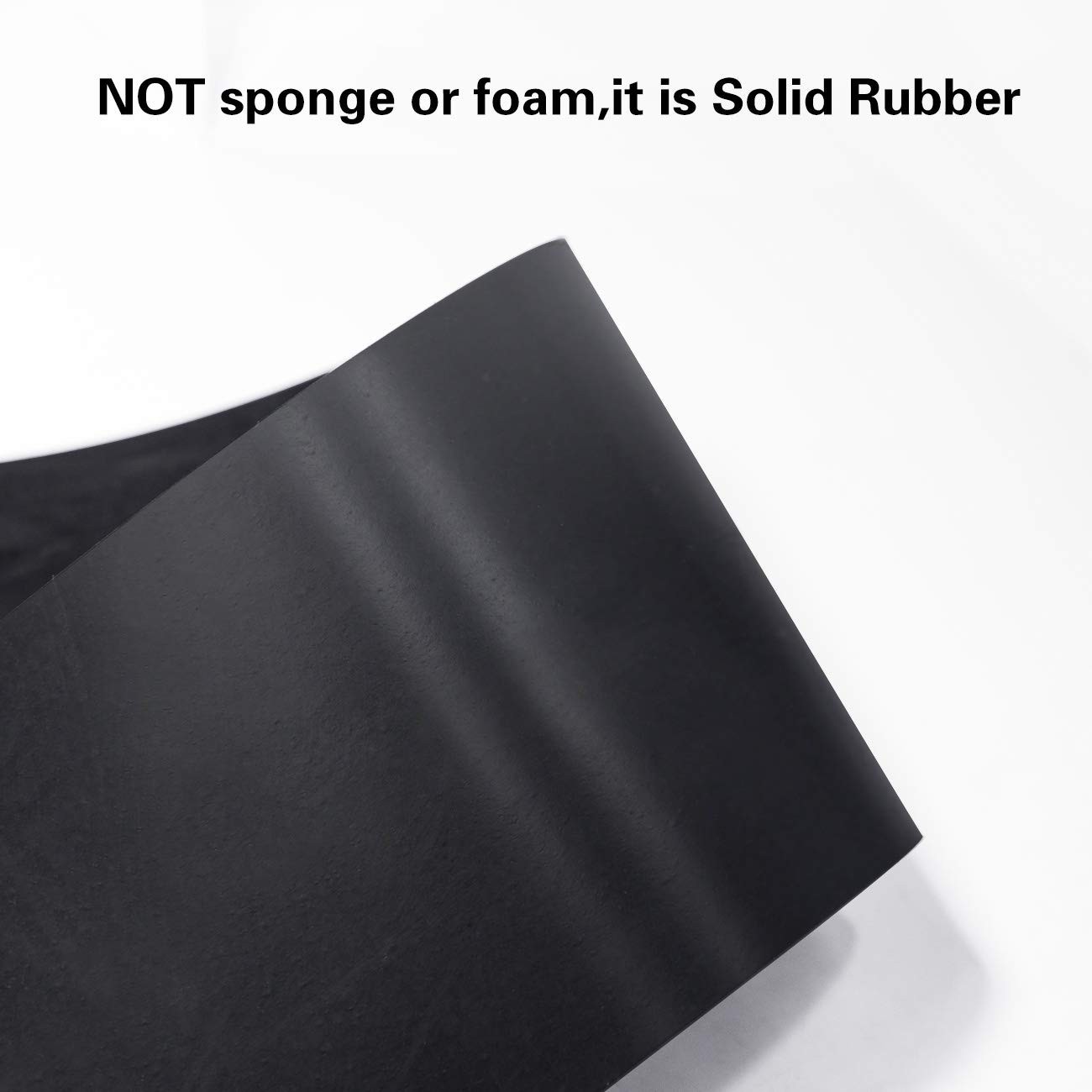 Versatile Solid Neoprene Strips, 1/16″ Thick, Perfect for Gaskets and Insulation