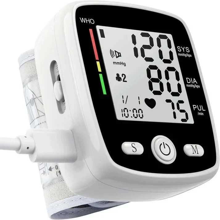 Blood Pressure Monitor with Carrying Case Portable Digital Wrist BP Monitor Home