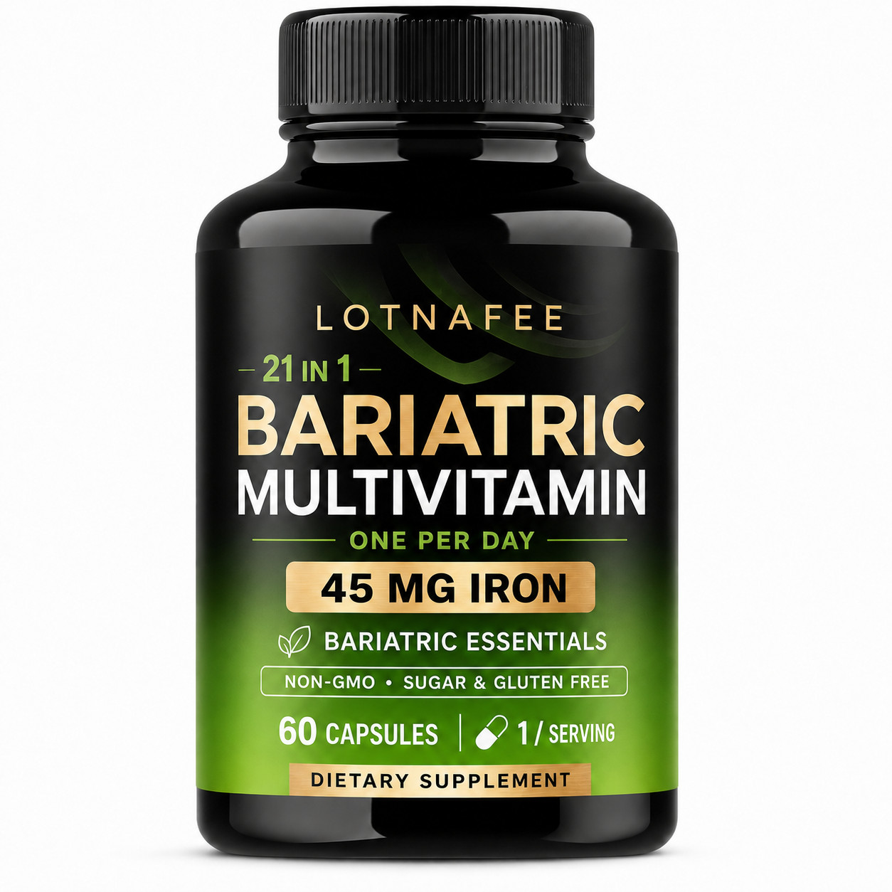 Bariatric Multivitamin – 45 Mg Iron Supplements – for Women & Men