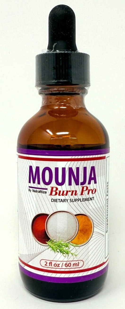Mounja Burn PRO Drops by NutraRize, 2 fl oz – Dietary Supplement EXP 12/2026