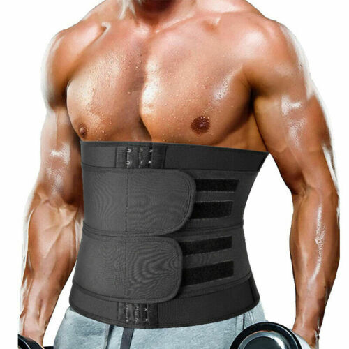Waist Trimmer Belt – Neoprene Waste Trainer Hot Sweat Band for Workout Belt USA