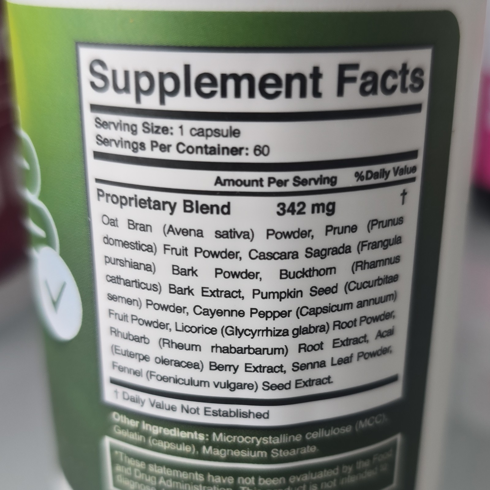 Flora Zen Digestive Support Dietary Supplement 60 Capsules Easy to Swallow