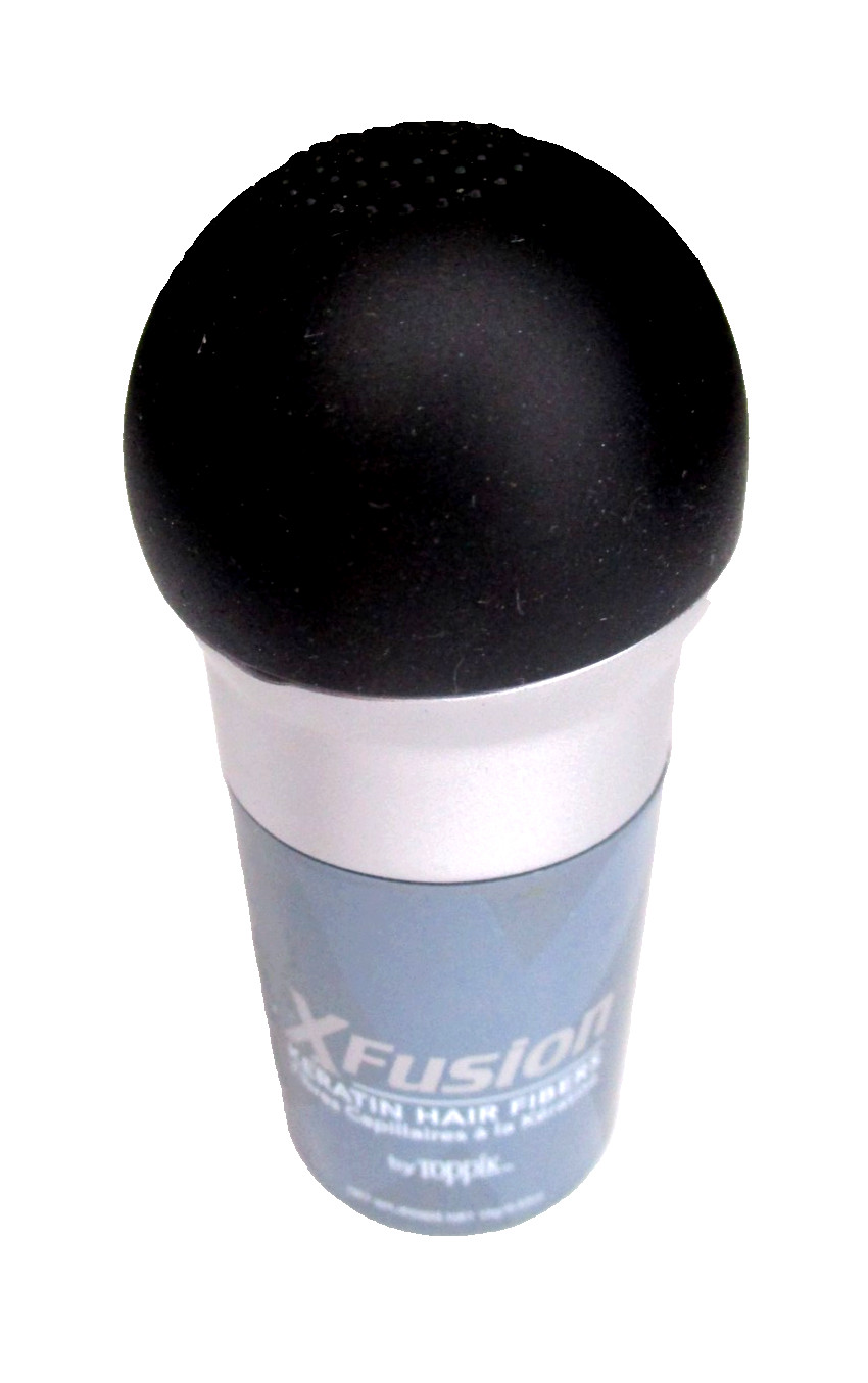 NEW~Xfusion Keratin Hair Fibers With Spray Applicator 15G / 0.53 oz~Med Brown