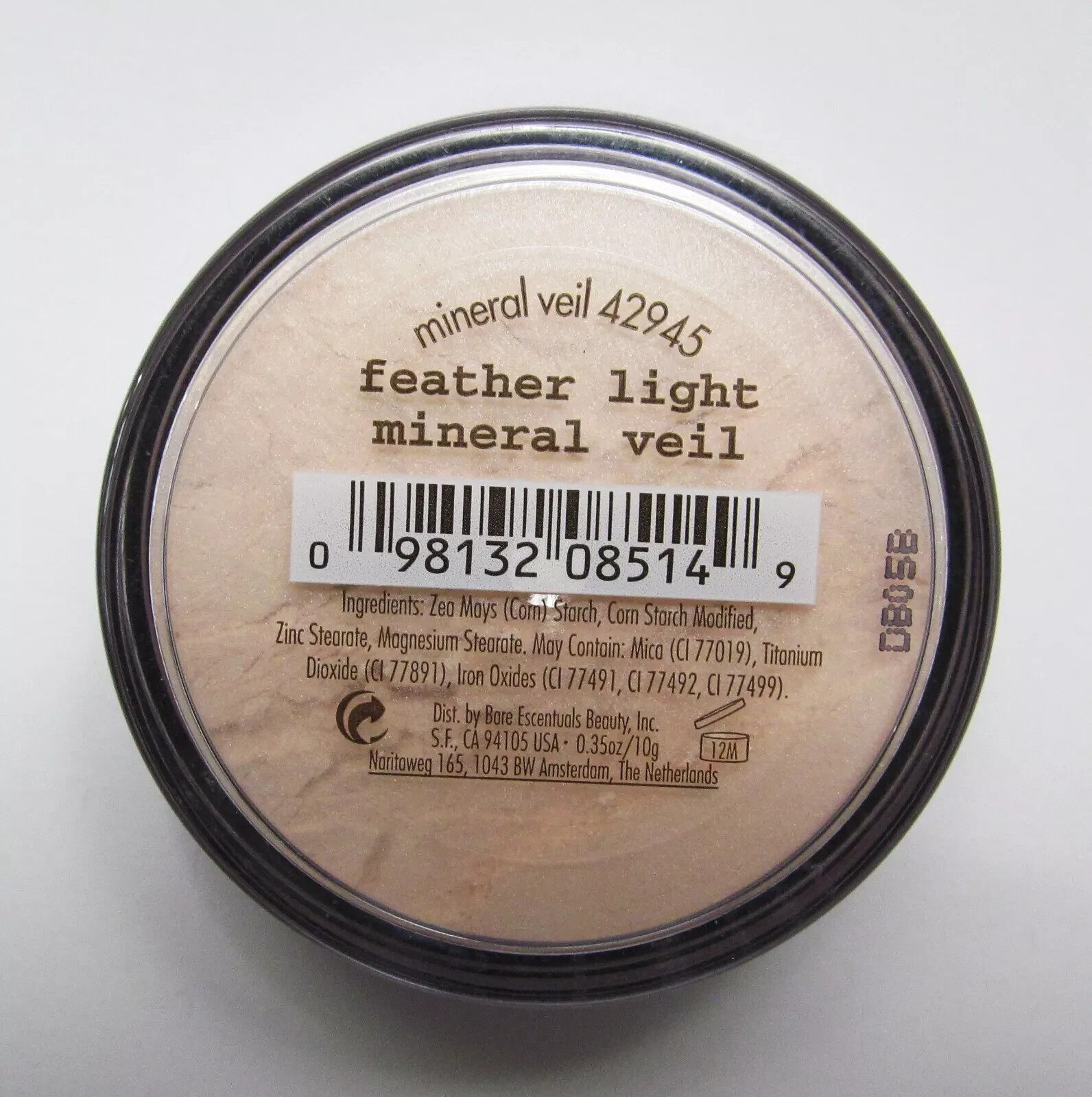 bareMinerals Bare Minerals FEATHER LIGHT MINERAL VEIL Large Size 10 grams SEALED