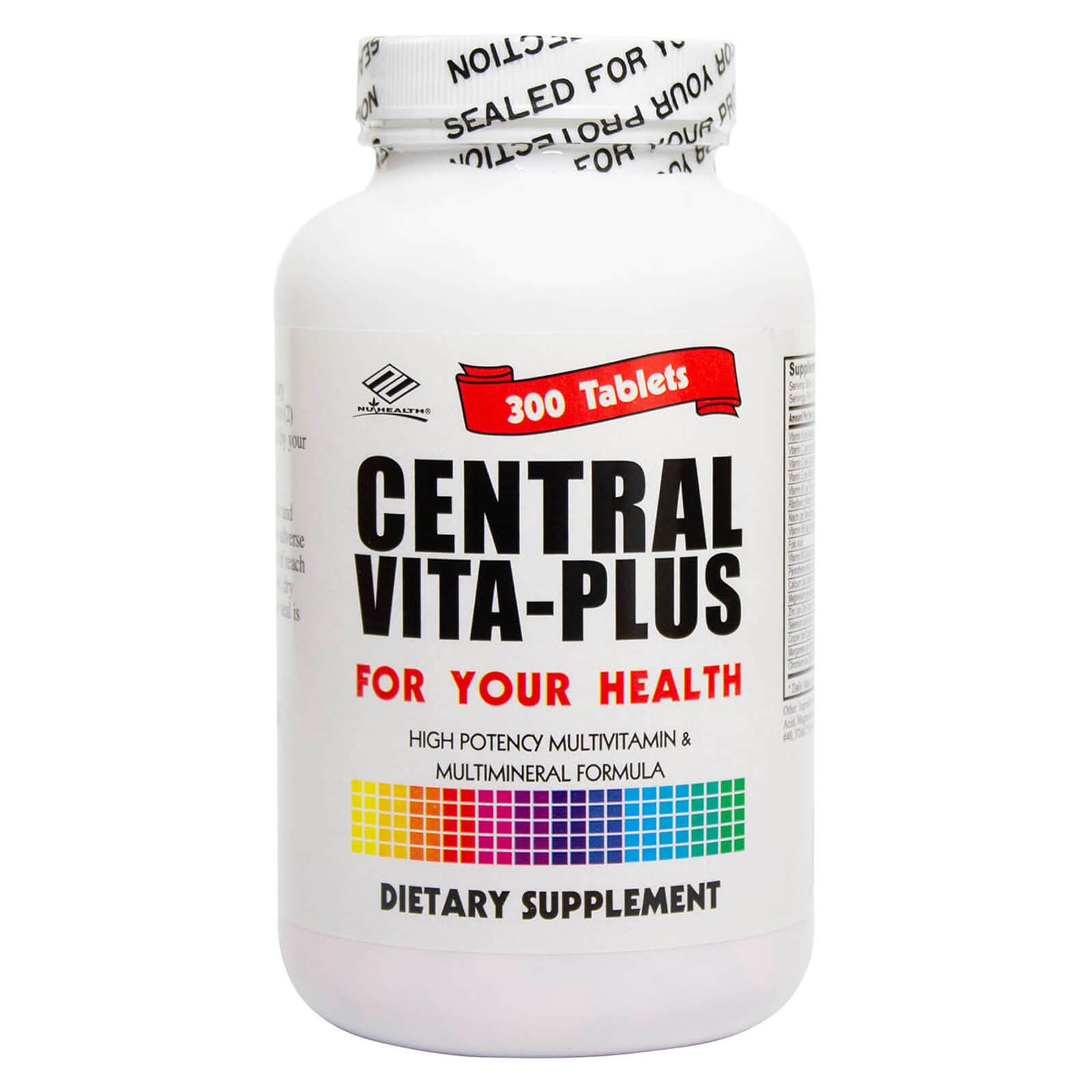 NuHealth Central Vita Plus Multivitamin 300 Tablets – High Potency