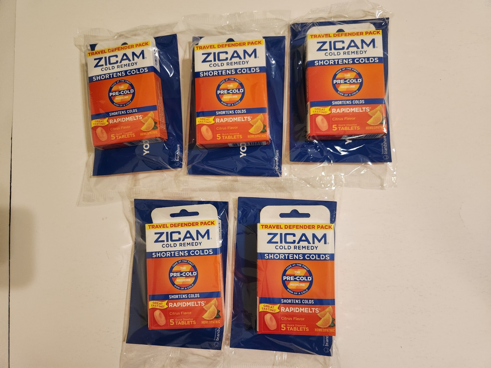 Zicam RapidMelts Cold Remedy Dissolving Tablets, Citrus, 25 Ct Exp Dec/2026