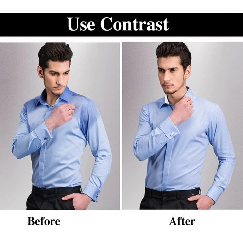 2 Roll Disposable Collar Protector Sweat Pads, Self-adhesive Collar Stays Shirt