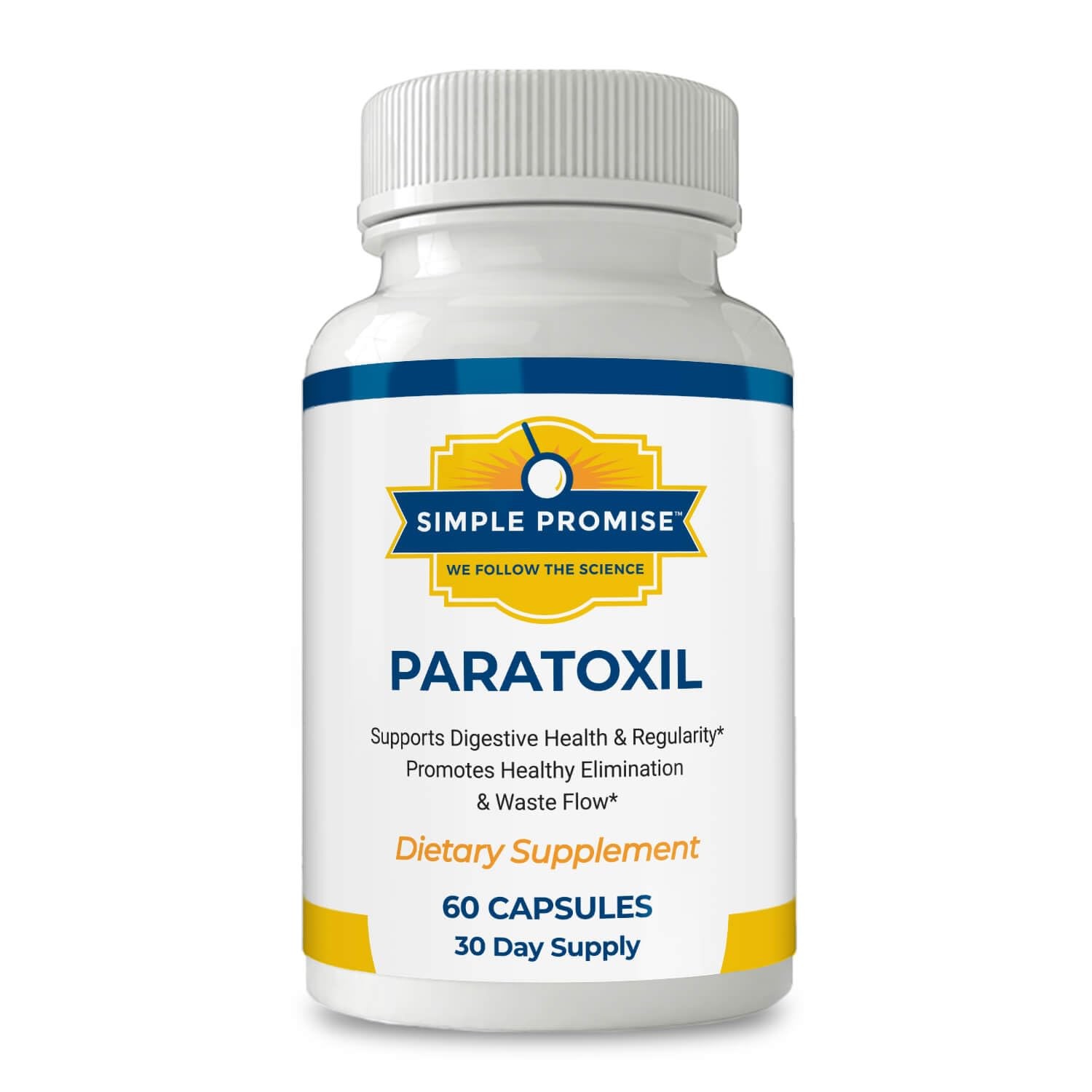 Simple Promise Paratoxil Psyllium Husk Gut Support Capsules 60 Plant-Based