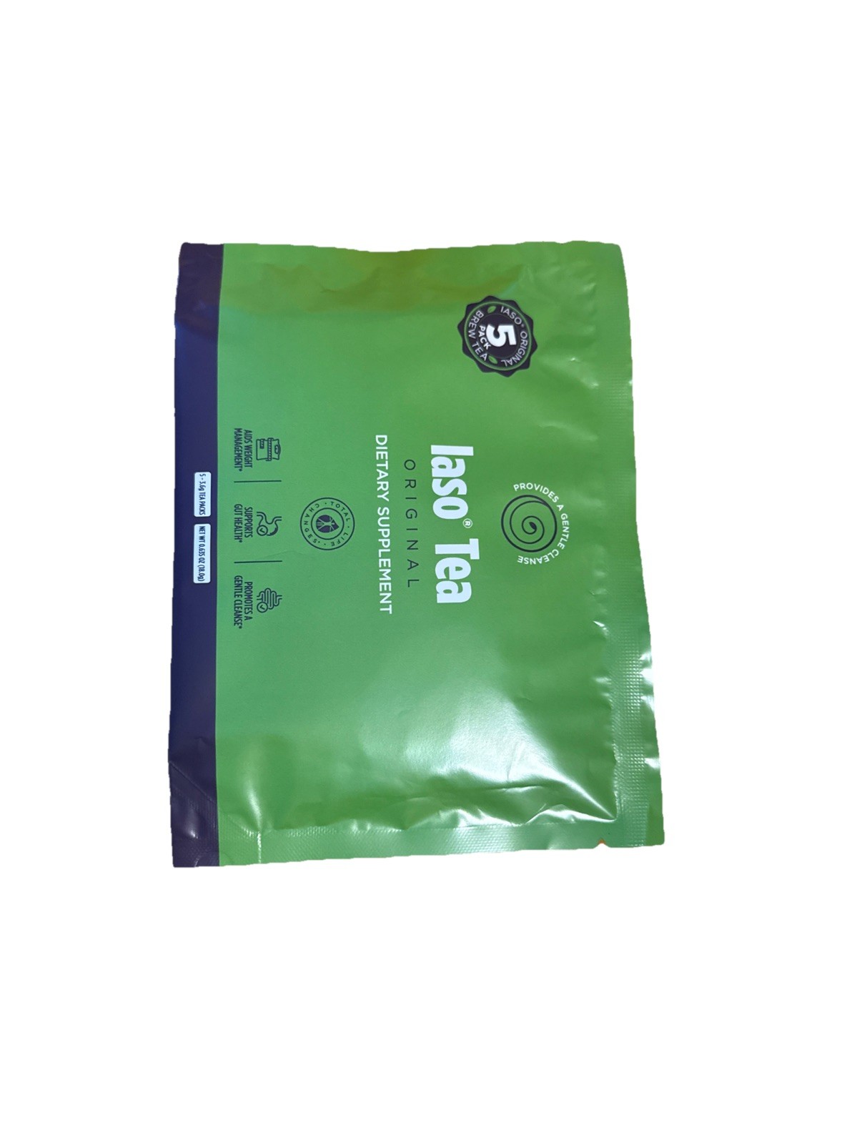Iaso Tea Original Dietary Supplement 5 Pack Powered By 9 Different Herbes