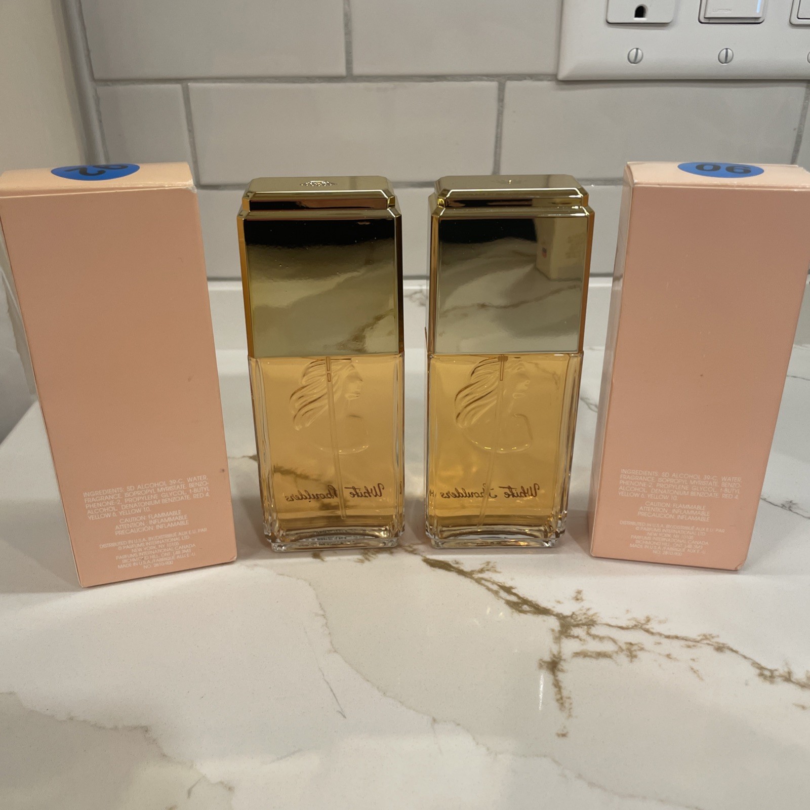 2 Pack White Shoulders EA Eau de Cologne Spray Perfume 2.75 fl oz/82 ml New Box