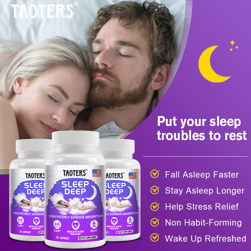 Deep Sleep Formula 60ct, Fall Asleep & Stay Asleep, Melatonin Sleeping Aid